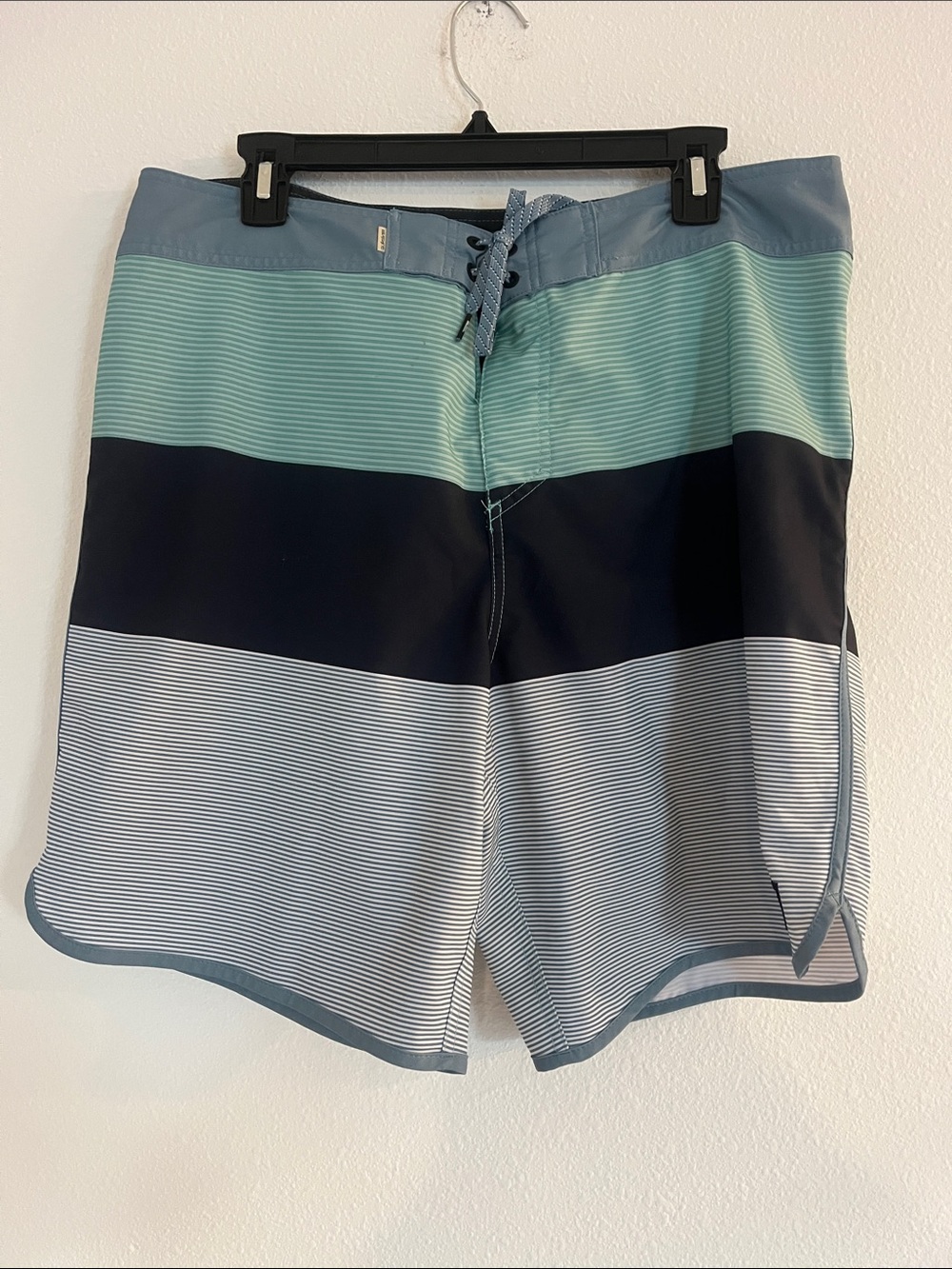 Quiksilver Striped Swim Trunks Size 34